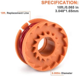 geschikt voor Worx WA0010 WG163, WG155 en WG180 grasmaaiers, automatische kabelaanvoer, werkt op batterijen, kabellengte van 3 geschikt voorer (10 voet). — thumbnail 1
