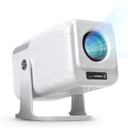 Mini Beamer 1080p Full HD - LED Projectie - 1920 x 1080 Resolutie - Wit - Voor Thuisbioscoop En Zakelijk Gebruik — thumbnail 1