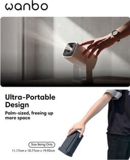 Beamer En Mini Projector - Enige Uitvoering - 8W Bluetooth Speaker - LED - Wit - Voor Thuisbioscoop — thumbnail 4