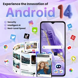 OUKITEL C2 4G Smartphone 16GB RAM-128GB ROM-6,52"60Hz HD IPS scherm-13MP Camera -5000mAh,Android14 — thumbnail 2