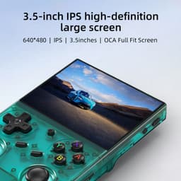 Retro Handheld Gameconsole White - 64GB Opslag - 3.5 Inch IPS Scherm - Kunststof Behuizing - Voor Retro Games — thumbnail 1