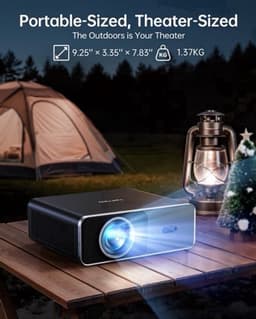 Beamer 1500 ANSI Lumen - Full HD 1080p Resolutie - 75 Watt Vermogen - LCD - Kleur - Home Theater Projector — thumbnail 3