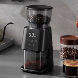 Elektrische Koffiebonenmolen Enige Uitvoering - 2.2 Kg Gewicht - 32x23x16 Cm Afmetingen - Volautomatische Espressomachine - Huishoudelijk Gebruik — thumbnail 3