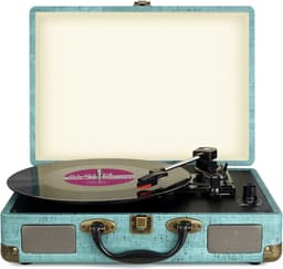 DIGITNOW Platenspeler - Ingebouwde Speakers - Auto-stop - Retro - Vintage - Bluetooth — thumbnail 1