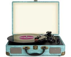 DIGITNOW Platenspeler - Ingebouwde Speakers - Auto-stop - Retro - Vintage - Bluetooth