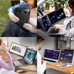 Levo® Professionele Portable Monitor Pro 2024 - Full HD 1080P - Portable Monitor - 15.6 inch - Laptop Scherm Uitbreiding — thumbnail 4