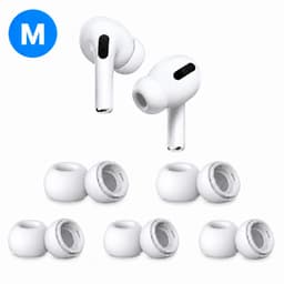 Oordopjes Voor AirPods Pro - 5 Paar - M - Ear Tips Vervanging Voor AirPods Pro - Voor AirPods Pro Gen 1 en 2 - Wit — thumbnail 1
