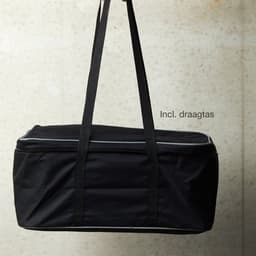 Barbecook Carlo - Tafel BBQ - Houtskool BBQ barbecue - Incl. Draagtas - Urban Grey - 44 x 33 x 21cm — thumbnail 5