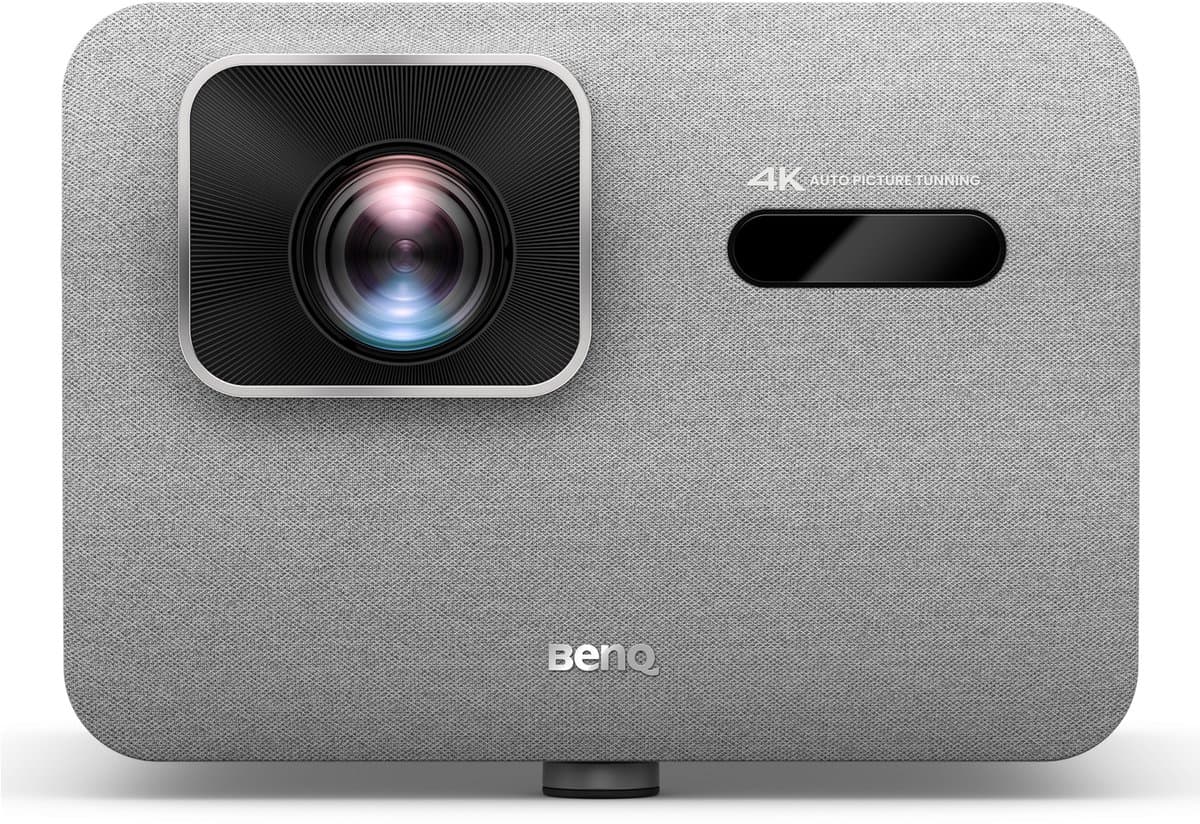 BenQ TK705STi 4K HDR Laser 3000 ANSI Lumen Short-Throw Film en Gaming Beamer - Projector met 5ms Reactietijd - HDR10+ & HLG - Google TV Android 15 - Automatische 2D keystone correctie - Auto Focus - Auto Cinema Mode - Compact en stijlvol design — afbeelding 1