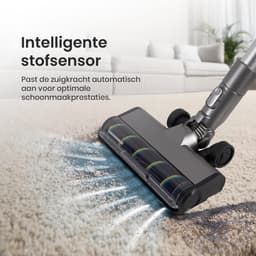 Heinner Steelstofzuiger Draadloos met LED-verlichting - 2-in-1 Handstofzuiger en Staande Stofzuiger - LED-display - 120.000 tpm - Cycloon HEPA Filter - 25.9V / 450W — thumbnail 3