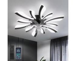 Dimbare Plafondventilator met Verlichting en Afstandsbediening – 78 cm Modern Ontwerp, 6 Snelheden voor Zomer en Winter