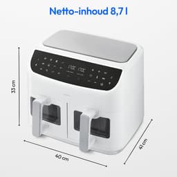 XXL Heteluchtfriteuse met Dubbele Kamer en 9 Automatische Programma's — thumbnail 2