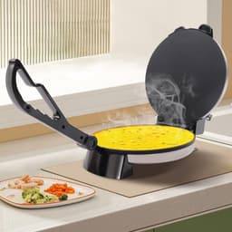 Tortilla Press met Automatische functie - Ideaal voor Taco's, Quesadilla's en Roti's - Gemaakt van Roestvrij Staal — thumbnail 2
