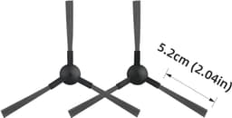 robotstofzuiger accessoires - Geschik voor MAMNV ZCWA BR150 - BR151 - met filter, mop pad en zijborstels - 10 stuks — thumbnail 2