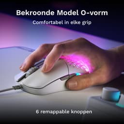 Glorious Gaming Glorious Model O Eternal - Ultralichte bedrade RGB-gamemuis - Wit — thumbnail 4