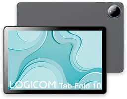 Logicom - Tablet Fold 10 - 128GB - 10 Inch - 6GB RAM - Octa Core - Wifi - Android 15 + Beschermhoes - Grijs — thumbnail 1