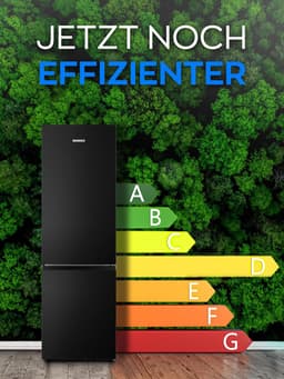 Heinrich´s HKS 3491 Koel- en vriescombinatie 269 liter - XXL - koelvolume 198 l, vriesvak 71 l - stil 39 dB - energieklasse D - Zwart RVS — thumbnail 4