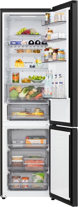 LG GBBS312AEV - Koel-vriescombinatie 333L - Zwart - DoorCooling voor gelijkmatige koeling - Zero Clearance voor een naadloze pasvorm - ThinQ bediening - Energieklasse A — thumbnail 4