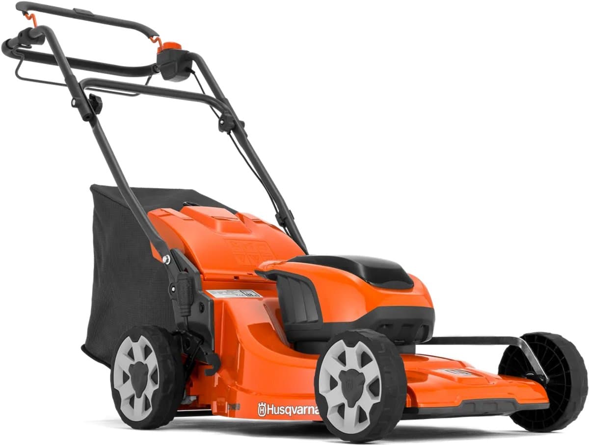 Husqvarna LC 142iS accumaaier - 42 cm maaibreedte, 36 V Li-Ion, wielaandrijving, PowerBoost, savE-modus, centrale hoogteverstelling, inklapbare duwbeugel - ideaal voor kleine tot middelgrote tuinen — afbeelding 1
