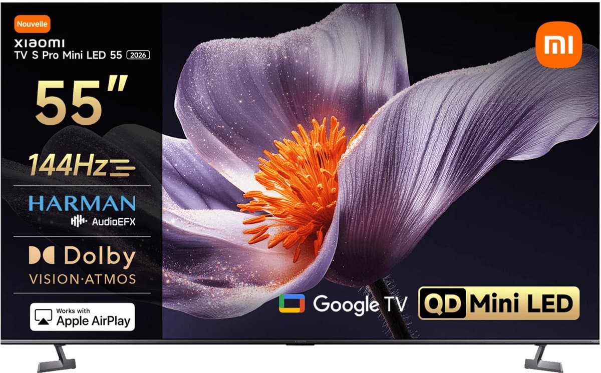 Xiaomi TV S Pro Mini LED 2026 Smart TV – 55 Inch – 4K QLED 144Hz — afbeelding 1