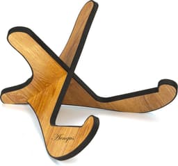 Gitaarstandaard - Standaard voor akoestische en klassieke gitaar - hout — thumbnail 1