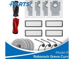Roborock Qrevo Curv Onderhoudsset (Plus.Parts® alternatief voor 8.02.0411)
