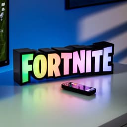 Fortnite logo lamp – RGB LED licht met afstandsbediening – Paladone — thumbnail 2
