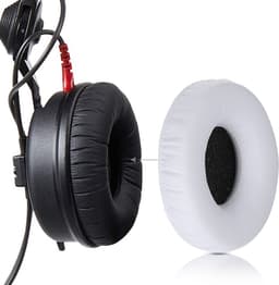 kwmobile 2x oorkussens geschikt voor Sennheiser HD25 / HD25-1 II / HD250BT - Earpads voor koptelefoon in wit — thumbnail 3