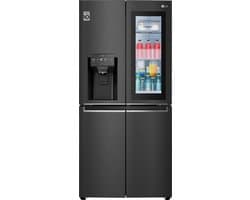 LG GMX844MC6F amerikaanse koelkast Vrijstaand 508 l F Zwart