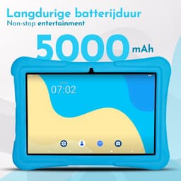 Bon Bon Electronics® 10.1 Inch Kindertablet Pro - Vanaf 3 Jaar – Tablet – Android 13 – 8-Core Processor – 128GB – 4GB RAM - 5000 mAh – Ouderlijk Toezicht – Compleet Pakket – Blauw — thumbnail 5