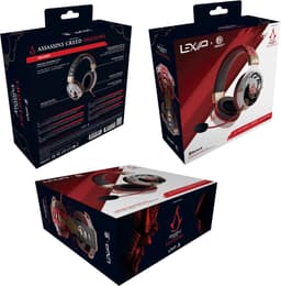 LEXIP X UBISOFT - Assassin's Creed Shadows - Draadloze Gaming Headset - Geschikt voor PS4, PS5, Switch, PC, Mac, Android en IOS - Dual Wireless Bluetooth 5.4 en 2.4 GHz USB Dongle - Afneembare Microfoon - Rode Led Verlichting — thumbnail 3