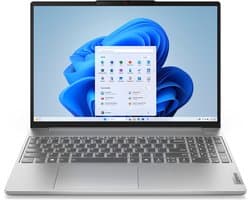 Lenovo IdeaPad Slim 5 15IRU9 Intel Core 7 150U Laptop 38,9 cm (15.3") WUXGA 16 GB LPDDR5x-SDRAM 1 TB SSD Wi-Fi 6E (802.11ax) Windows 11 Home Belgisch Grijs