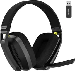 BINNUNE BW06 - 2.4GHz Draadloze Gaming Headset - Bluetooth koptelefoon - Met microfoon - Geschikt voor PC, PlayStation - Zwart — thumbnail 1