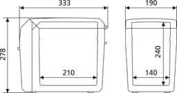 Equivera Mini Fridge for Drinks - Kleine Koelkast - Mini Koelkasten - Minibar - Mini Fridge - Mini Koelkast - Mini Koelkastje - Must have voor in Huis! — thumbnail 2