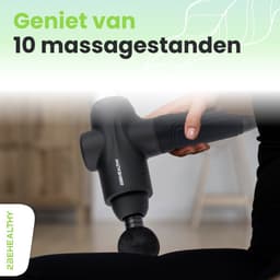 2BEHEALTHY Massage Gun Professioneel XG10 - Incl. 10 Opzetstukken - Massage Pistool - Massage Apparaat - Massagegun - Spier Massage - Spieren & Gewrichten — thumbnail 2