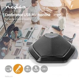 Nedis Microfoon – Bedraad – Voor PC & Laptop – Plug & Play – USB — thumbnail 3