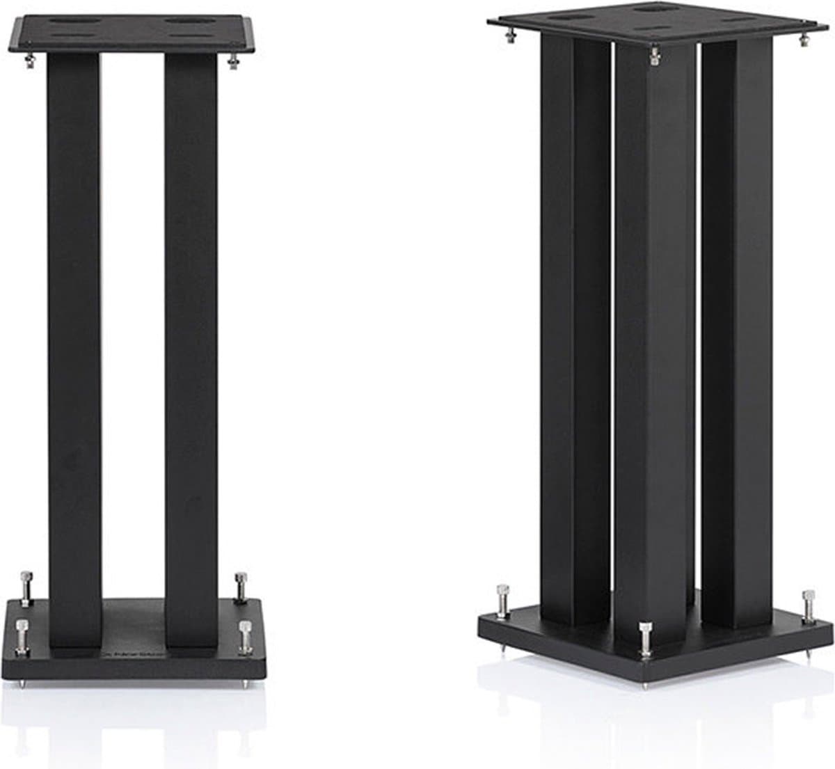 NorStone STYLUM SQUARE zwart Luidsprekerstandaards 60 cm hoog — afbeelding 1
