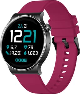 OOQE WATCH CS PRO - Smartwatch Heren en Dames | Geschikt voor iOS en Android | Full HD | Notificaties | Gezondheidsanalyse | Sportanalyse | GPS Koppeling | Bellen | Muziek/Audio Luisteren | Spelletjes | Ergonomisch | Nederlandstalig | Magenta — thumbnail 1