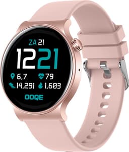 OOQE WATCH CS PRO - Smartwatch Heren en Dames | Geschikt voor iOS en Android | Full HD | Notificaties | Gezondheidsanalyse | Sportanalyse | GPS Koppeling | Bellen | Muziek/Audio Luisteren | Spelletjes | Ergonomisch | Nederlandstalig | Rosé Goud — thumbnail 1