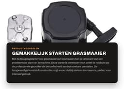 Terugslagstarter Betrouwbare Start - Grasmaaier - Bosmaaier - Kunststof - 100% Nieuw - Sterk en Duurzaam - Trekstarter — thumbnail 1