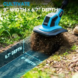 Solidchoice - Draadloze Tuinsnijder met 2 Batterijen en Accessoires — thumbnail 5