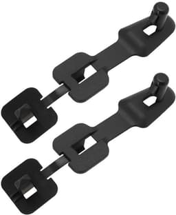 2 stuks interieurmattenclips en vloermattenbeugels vervangend onderdeel 75921-76G10 75921-76G01-000 compatibel met Suzuki Zwart — thumbnail 1