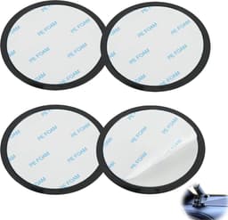 Dashboard pad set van 2 - zelfklevende 80mm schijven - voor mobiele telefoon en GPS - stevige bevestiging - ShopVlot — thumbnail 1