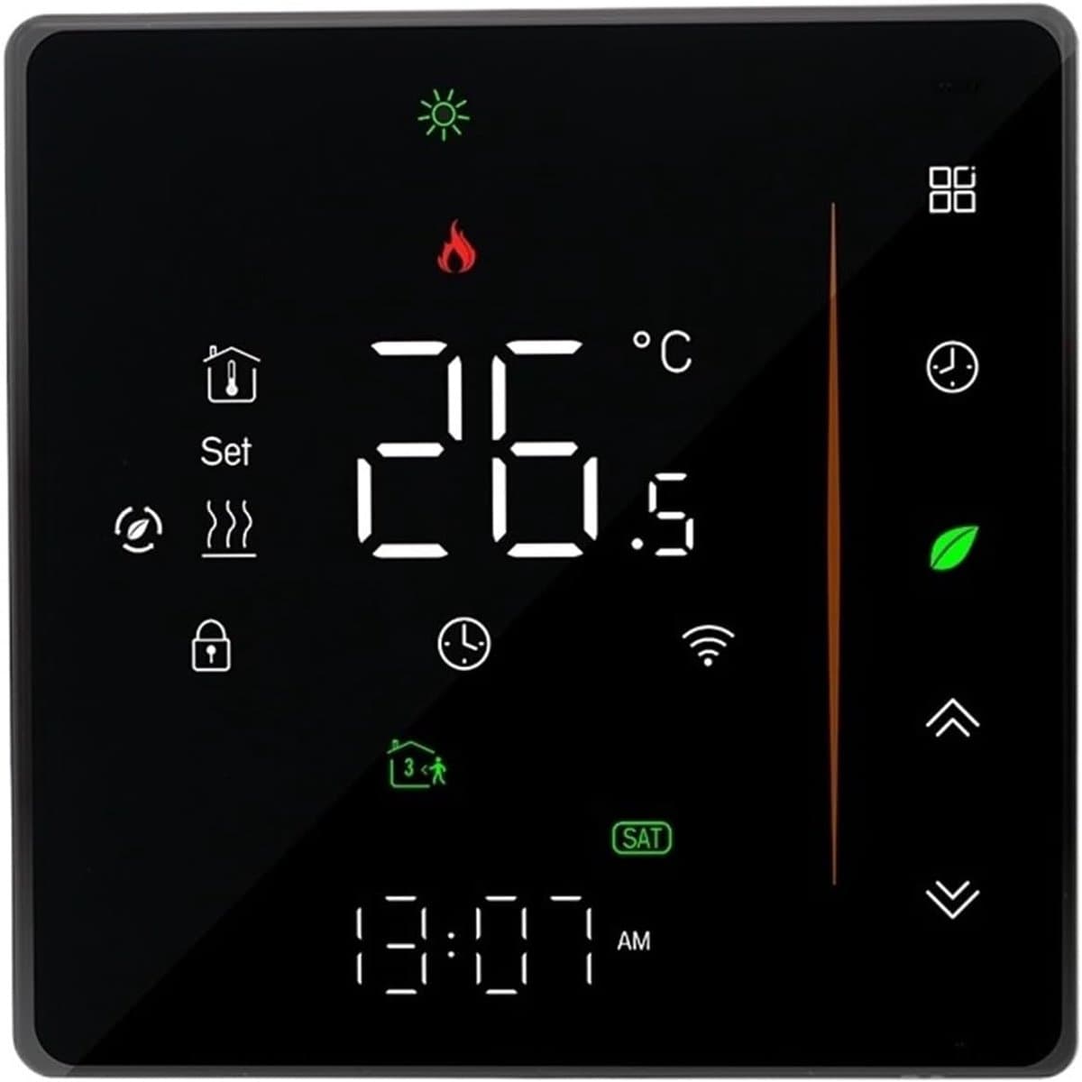 Slimme Thermostaat - Wifi Regelaar - Verwarming Regelen - App Bediening - 86mm Montagedoos - Water Vloer — afbeelding 1