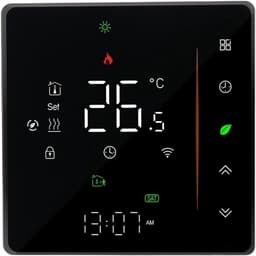 Slimme Thermostaat - Wifi Regelaar - Verwarming Regelen - App Bediening - 86mm Montagedoos - Water Vloer — thumbnail 1