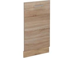 Vaatwasserpaneel - Keukenfront - Keuken Integratie - Interne bediening - 45 cm breed - Sonoma eiken