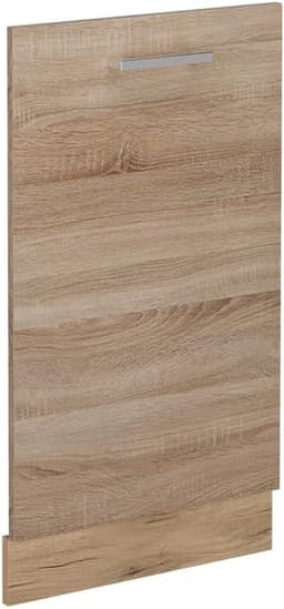 Vaatwasserpaneel - Keukenfront - Keuken Integratie - Interne bediening - 45 cm breed - Sonoma eiken — thumbnail 1