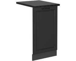 Vaatwasserfront - Keukenfront - Keuken Inrichten - Interne Bediening - 45 cm - Antraciet