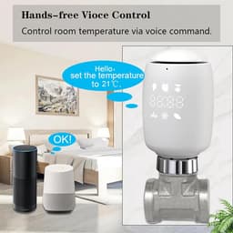 Slimme Radiator Thermostaat - Verwarming Ventiel - Energie Besparen - App Bediening - M30 x 1.5 - Wit — thumbnail 5