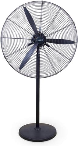 Staande Zwenkventilator - Industriële Ventilator - Luchtcirculatie Verbeteren - Mechanische Bediening - 55 68 78 Cm - Zwart — thumbnail 1